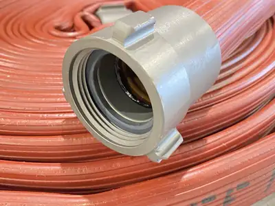 New | in-Stock Angus Red Chief Red Nitrile Rubber Fire Hose 75' LOT OF 2 Commercial Materials & Supplies Michigan US | Maverick Industrial Sales #1391897