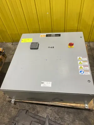 5610 LB ERIEZ MAGNETICS CRANE LIFTING MAGNET ON SPREADER BAR STOCK 16097