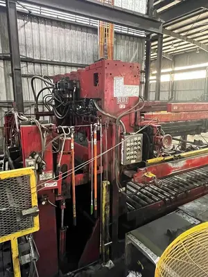 75" x .312" x 80,000# Red Bud Stretcher Leveler Cut to Length Line