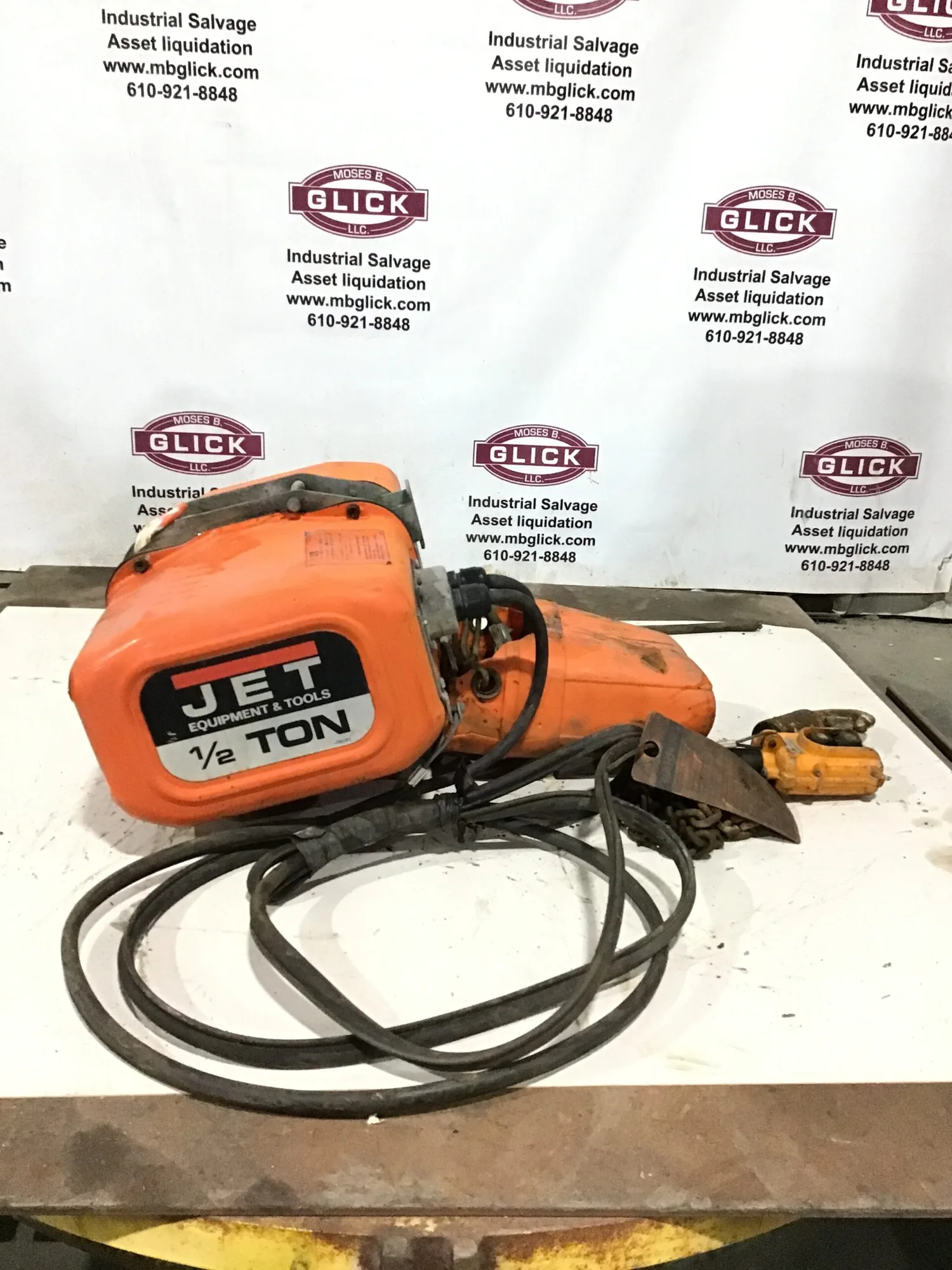 Jet 1/2SS-3-15 1/2 Ton Electric Chain Hoist