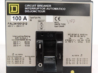 Used Square D FAL341001212 Circuit Breakers Ohio US | Equipment Recovery Corp. #1331034