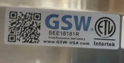 130-0145 GSW SEE18181R 1 Compartment Sink with Right Drainboard