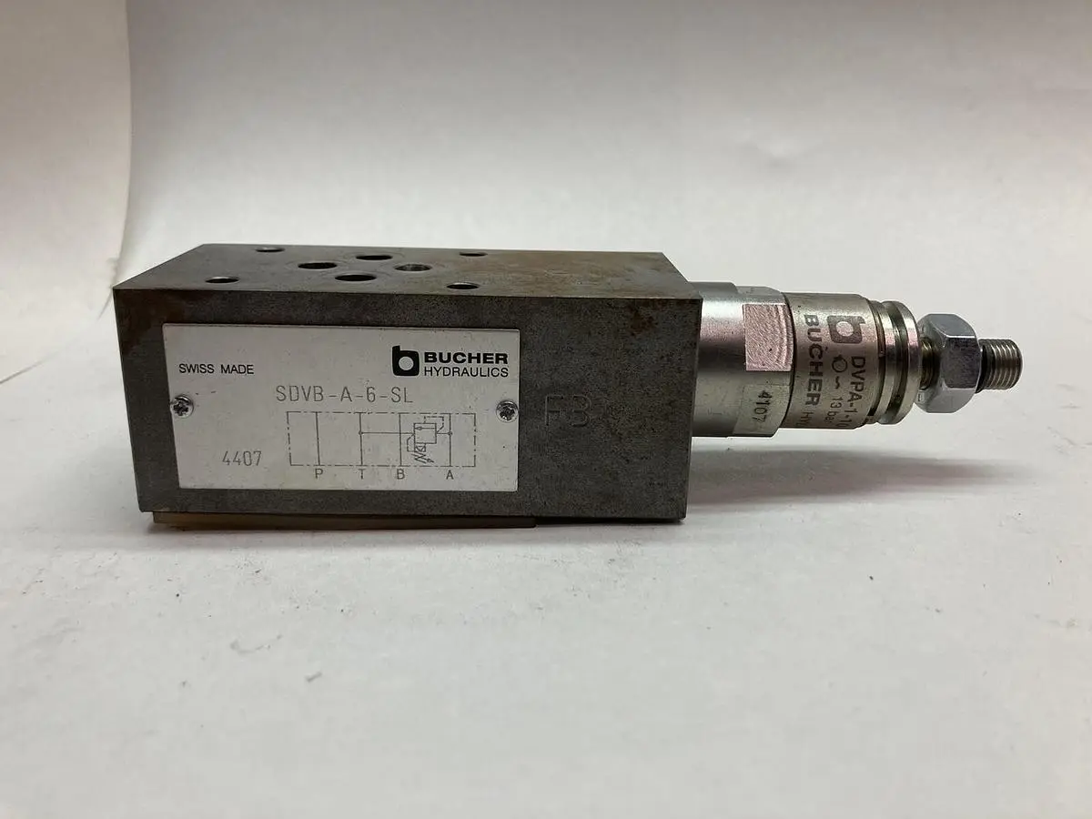 New | in-Stock BUCHER SDVB-A-6-SL Pump & Valve Parts Ohio US | Surplus Asset Holdings #1246807