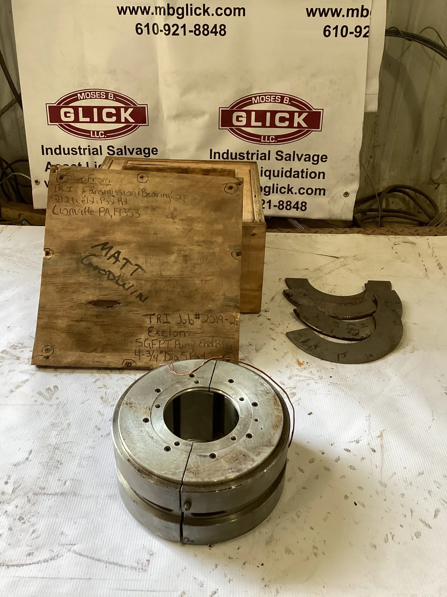 4-3/4” SGFPT Pump End Shaft Bearing , Steel
