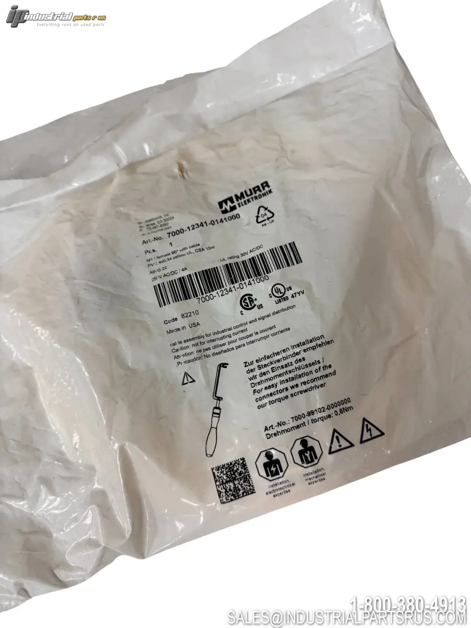 New | in-Stock MURRELEKTRONIK 7000-12341-0141000 Disconnects Kentucky US | Industrial Parts R Us Inc. #1390499