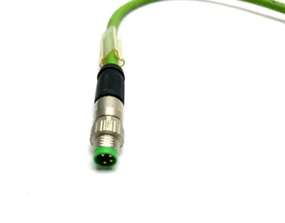 USED BECKHOFF ETHERCAT EXTENSION CABLE M8 4-PIN MALE TO MALE
