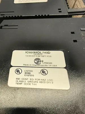 Used GE Fanuc IC693MDL740D PLC Input & Output South Carolina US | ESS Industrial Equipment Sales #1328508