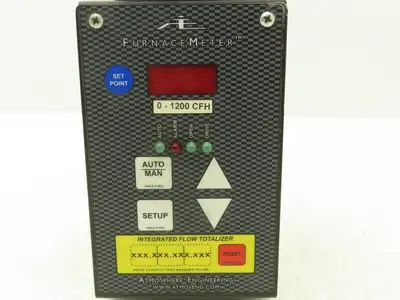 Atmosphere Engineering FM-1889 Endothermic Gas Flow Meter 0-1200CFH FurnaceMeter