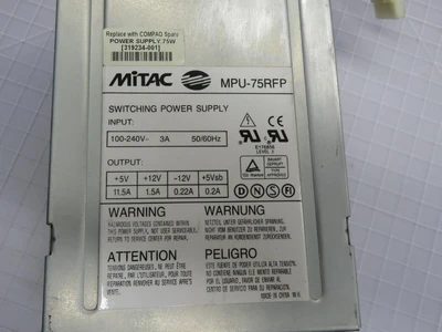Used MITAC _UNKNOWN_ Power Supplies | OCO Industrial #1660981