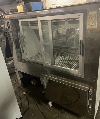 174-0074 52” Commercial Glass Self Contained Full Service Bakery Case