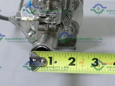 USED YOKOGAWA ADMAG CA CA115SN MAGNETIC FLOWMETER W/ 3/4" SANITARY FITTINGS & ANDERSON GAUGE