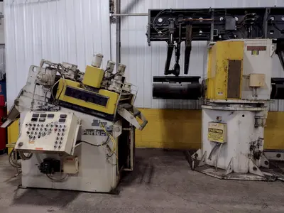 15,000 LB X 36" X 1/4" PERFECTO COIL REEL, CAR & STRAIGHTENER: STOCK #18400