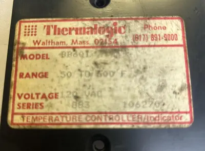 Used THERMALOGIC BB601 Industrial Controls Ohio US | Surplus Asset Holdings #1237981