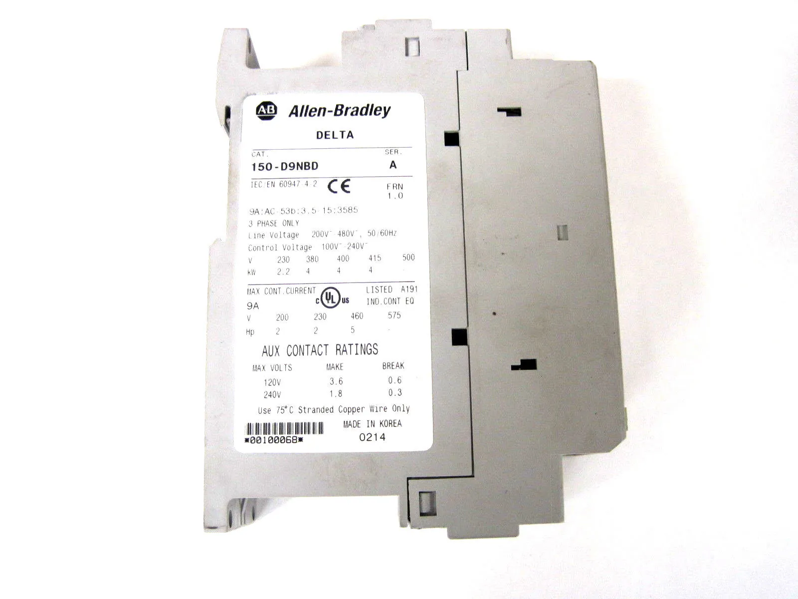 NEW ALLEN BRADLEY SMC 150-D9NBD 150D9NBD