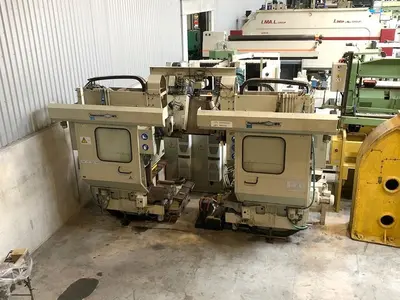 USED HEGENSCHEIDT PN 190 CNC PORTAL WHEELSET LATHE