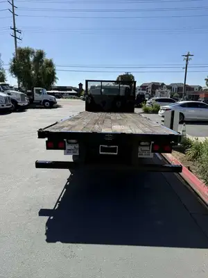 Used 2021 ISUZU NQR Flatbed Trucks California US | Commerce Truck Equipment Sales #1548707