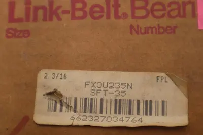 FX3U235N Linkbelt New Ball Bearing Flange Unit 2 3/16 STOCK B-792