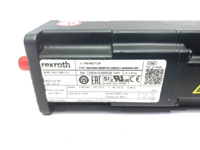 New | in-Stock BOSCH REXROTH SERVO MOTOR 3~ PM MS2N03-B0BYN-CMSG1-NNNNN-NN Servo Motors | Maverick Industrial Sales #1106103