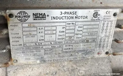 Used  Olson / V-RAM Double By-Products Pumping System | 5,000 lbs/hr | Dual 50 HP Hydraul