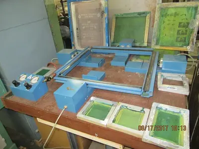 9253-700 Accu-Screen Pneumatically Operated Silk Screen Machine