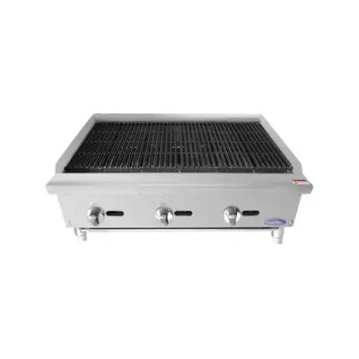 New | in-Stock Atosa New Atosa ATRC-36 HD 36" Countertop Gas Radiant Broiler with Total 105,000 BTU Broilers Illinois US | Falcon Restaurant Supply #1375224