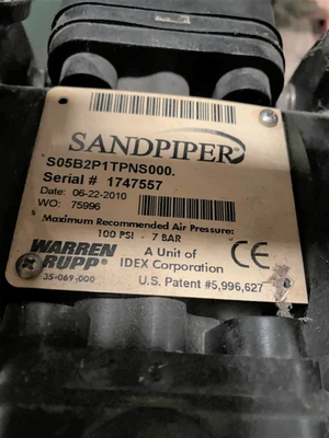 Used _UNKNOWN_ _UNKNOWN_ Diaphragm Pumps West Virginia US | Cooper Industries #1409268