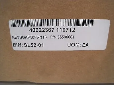 NEW VIDEOJET 355060-01 KEYBOARD 35506001