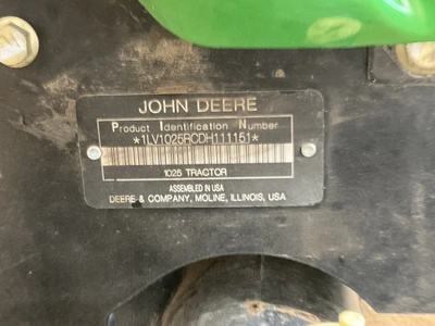 Used JOHN DEERE 1025 R Sub-Compact & Compact Tractors Michigan US | Miedema Asset Management Group #1413783