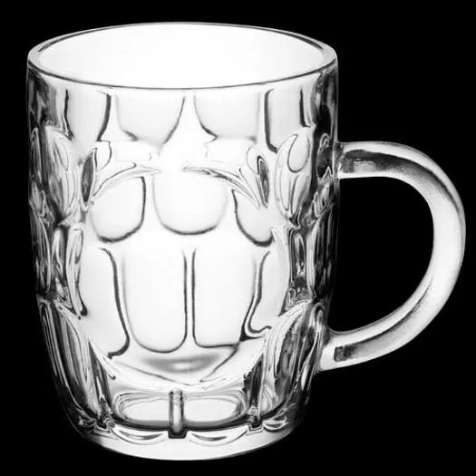 Acopa 20 oz. Customizable Dimple Beer Mug - 12/Case