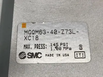 USED SMC MGQM63-40-Z731-XC18