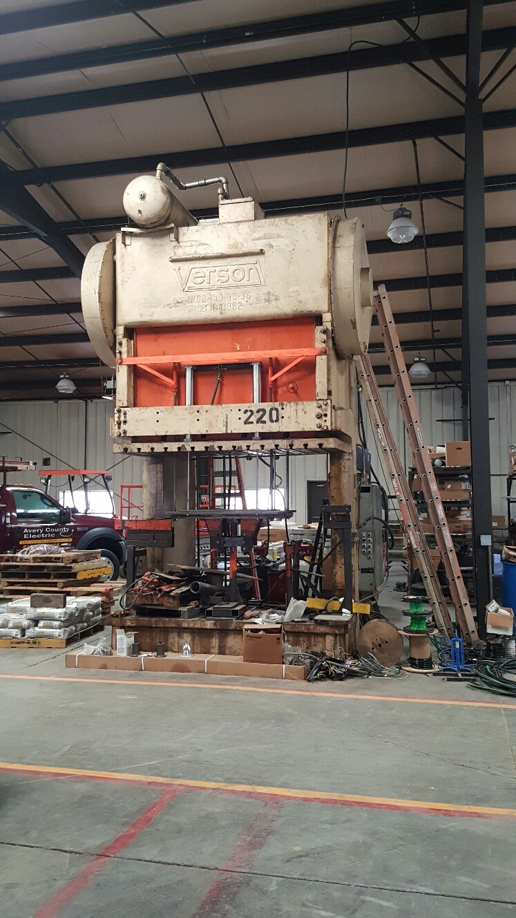 150 Ton Verson Double Crank Gap Frame Press