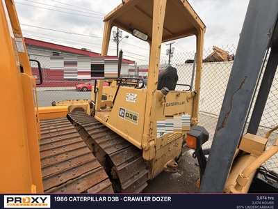 Used 1986 Caterpillar D3B Crawler Dozers Louisiana US | Proxy Equipment #1426045