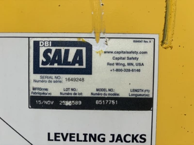 3M DBI-SALA 8517751 16.75 ft FlexiGuard Counterweight Jib w/Concrete