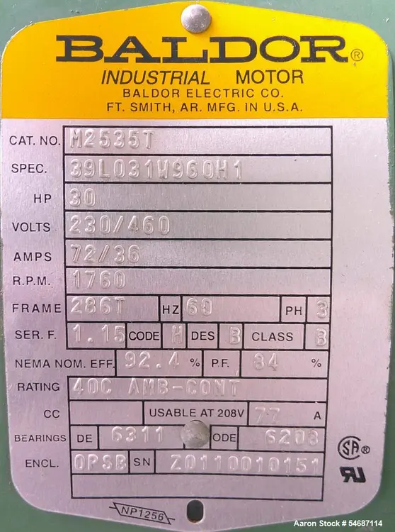 Used GRANUTEC 1216PG-30 Granulators Illinois US | Aaron Equipment #1515592