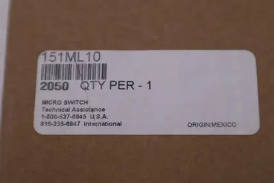 Honeywell Limit Switch 151ML10 Side Rotary w/Rod NEW UNIT STOCK G14A