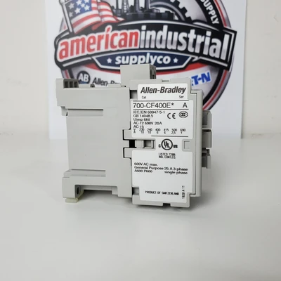 Used Allen-Bradley 700-CF400E PLC Contactors California US | American Industrial Supply Co. #1377153