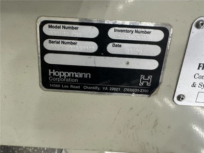 8" Wide Hoppmann Inclined Conveyor