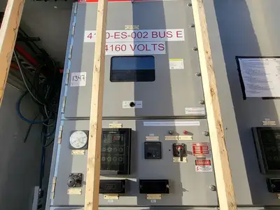 5 kV E-House Genset Control Room PDC w/ 9 x 1200 amp Breaker