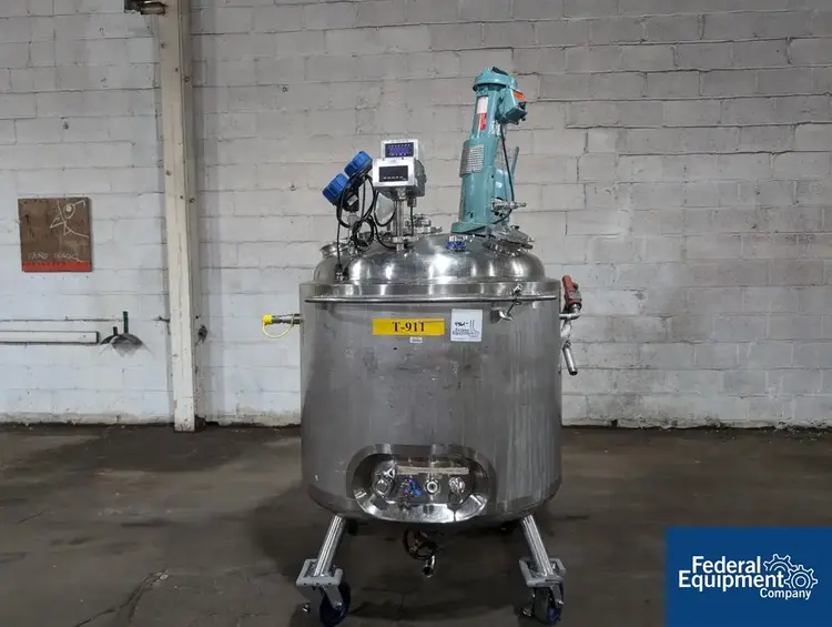 Used Precision 550 Liter Precision Stainless Reactor, 316L S/S, 45/100# Tanks Ohio US | Federal Equipment Company 18 #129573