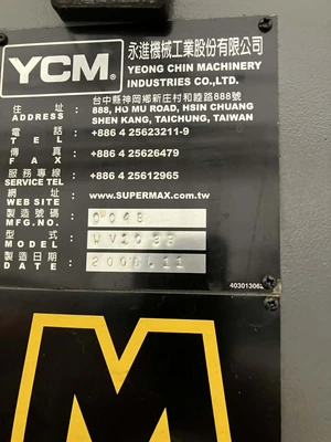 2004 YCM WV108A Machining Centers, Vertical | Star Equipment Co., Inc. (5)