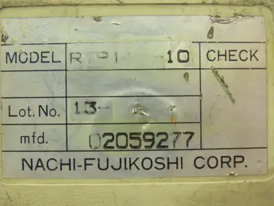 Nachi Fujikoshi RTP101-10 Robot Teach Pendant With 80' Cable