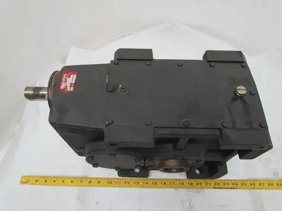 302:1 Ratio 5.8RPM Large Combo Worm Spur Gear Box Speed Reducer Iron Case 132lb