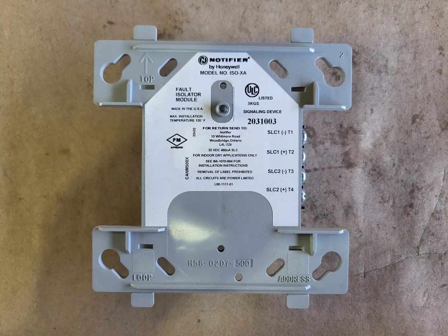 NEW HONEYWELL ISO-XA