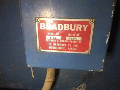 USED 45 TON FLYING CUT-OFF PRESS AIRAM/BRADBURY C.O.S