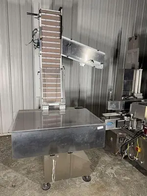 USED 2013 NJM PACKAGING BTORQCA-AO1 CAP HOPPER/ELEVATOR/SORTER