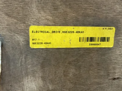 Siemens 6SE3228-4DK40 60 Hp Midimaster Vector Ac Drive MDV 4500/3 VFD