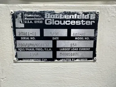 1996 GLOUCESTER 418 HE Bag Machines, Bottom Seal in Line | Mark One Machinery (4)