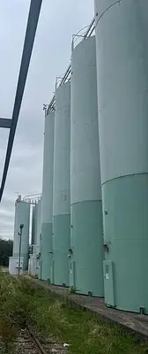 Silo, 6500 CF, Carbon Steel, Carbon Steel, Polythene Storage, (12) #5991355