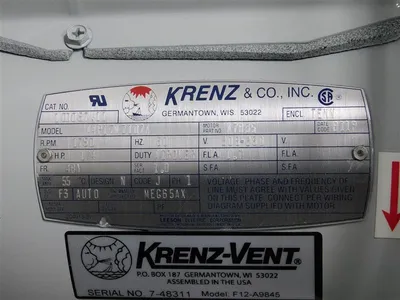 USED KRENZ & CO. INC. A4P17NZ107A