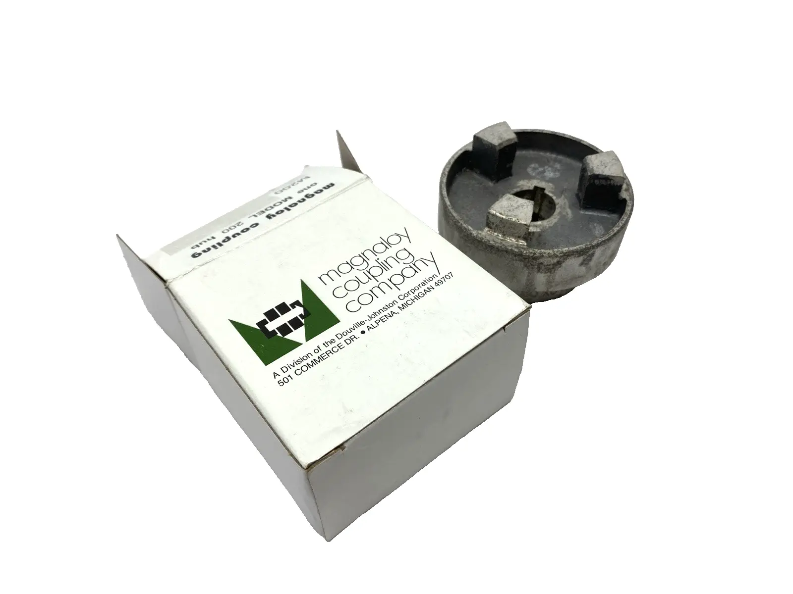 USED MAGNALOY FLEXIBLE DRIVE COUPLING 200 HUB 3/4" BORE X 3/16" KEYWAY